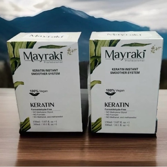 2 Mayraki Professional Keratin Instant Smoother System Purifying Shampoo+Keratin - Picture 1 of 15